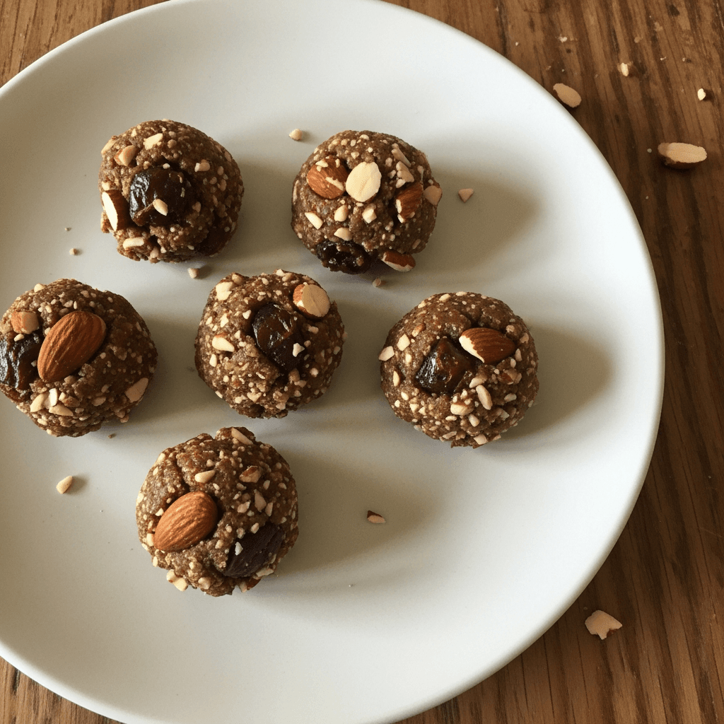 Energy-Boosting Almond Date Bites