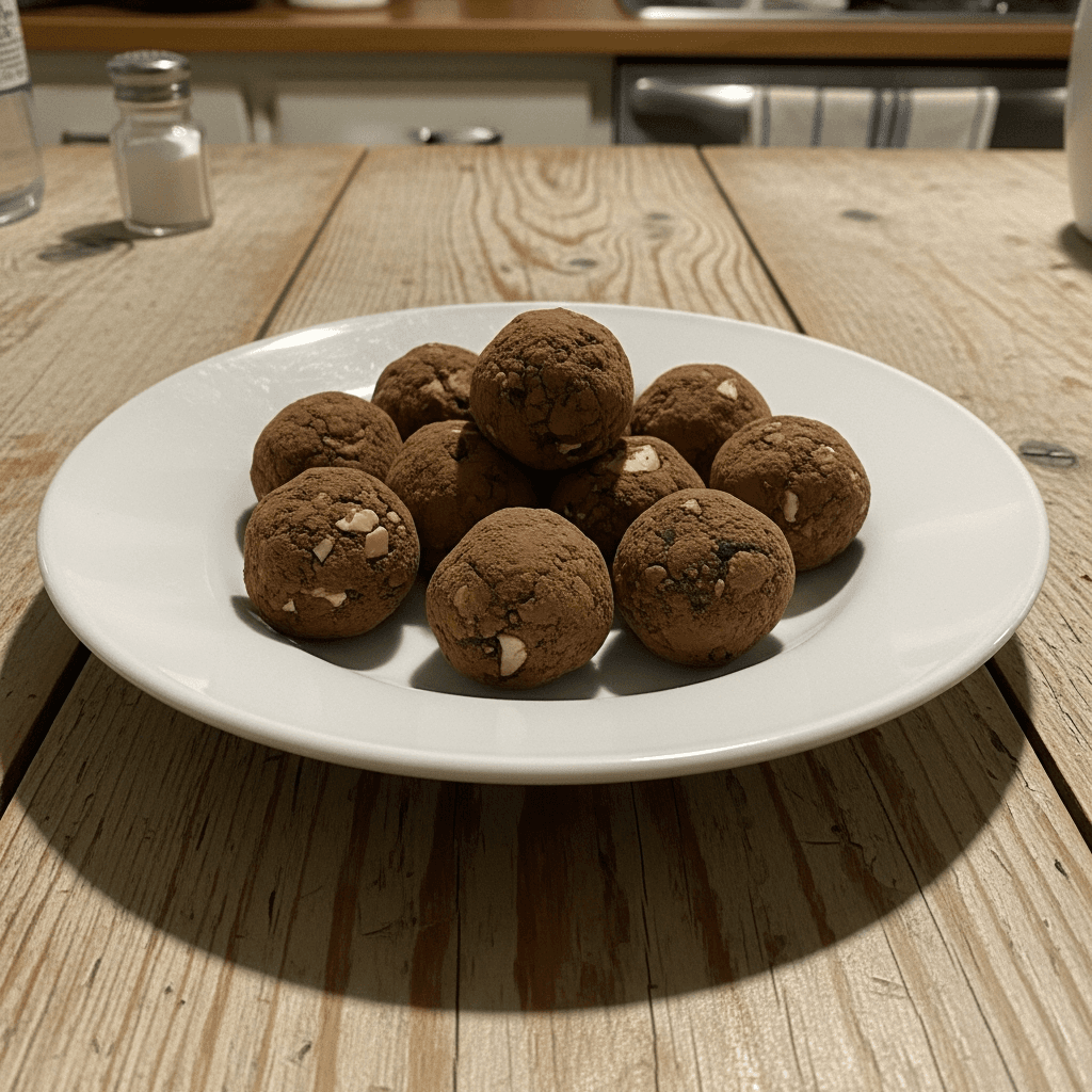 Energizing Almond Butter Chocolate Energy Bites