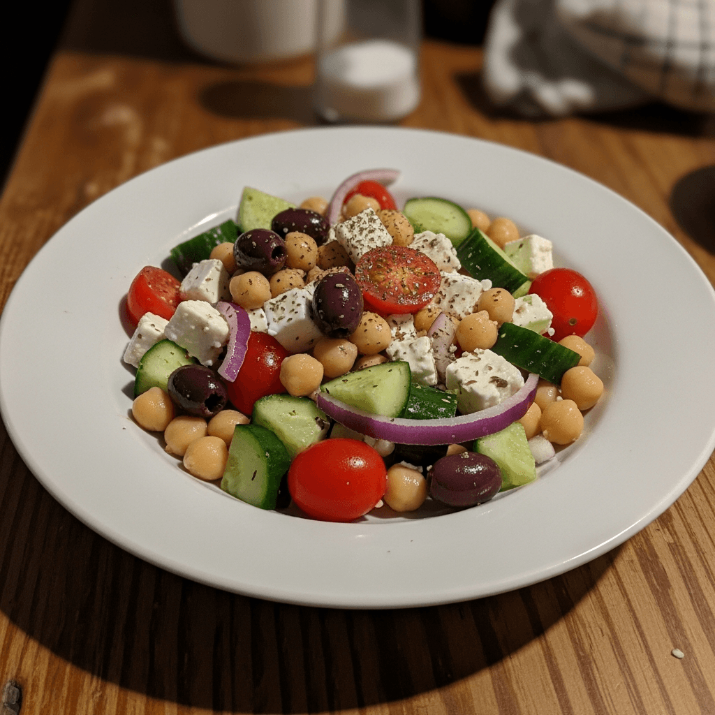 Vibrant Mediterranean Chickpea Salad