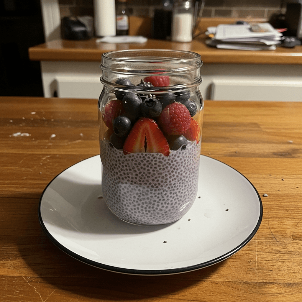 Energizing Berry Chia Pudding