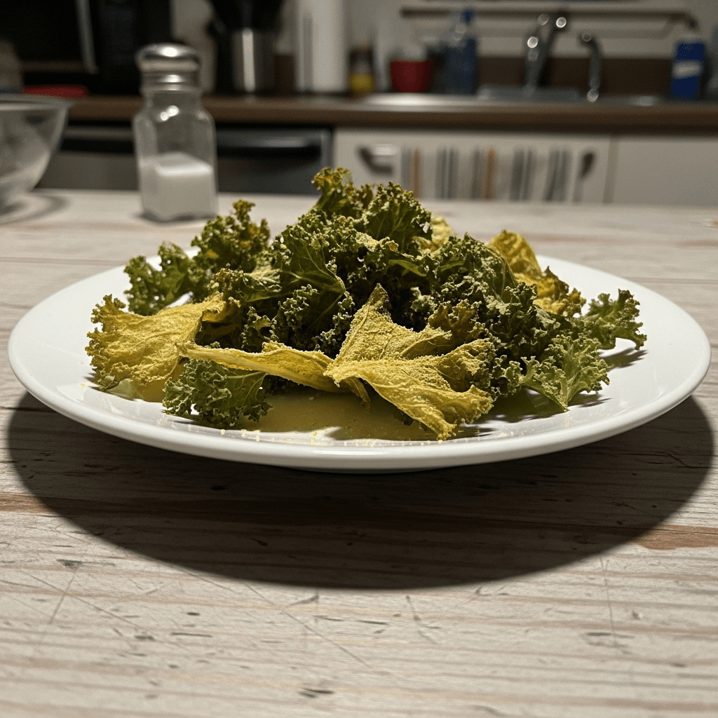 Crispy Kale Chips with a Twist