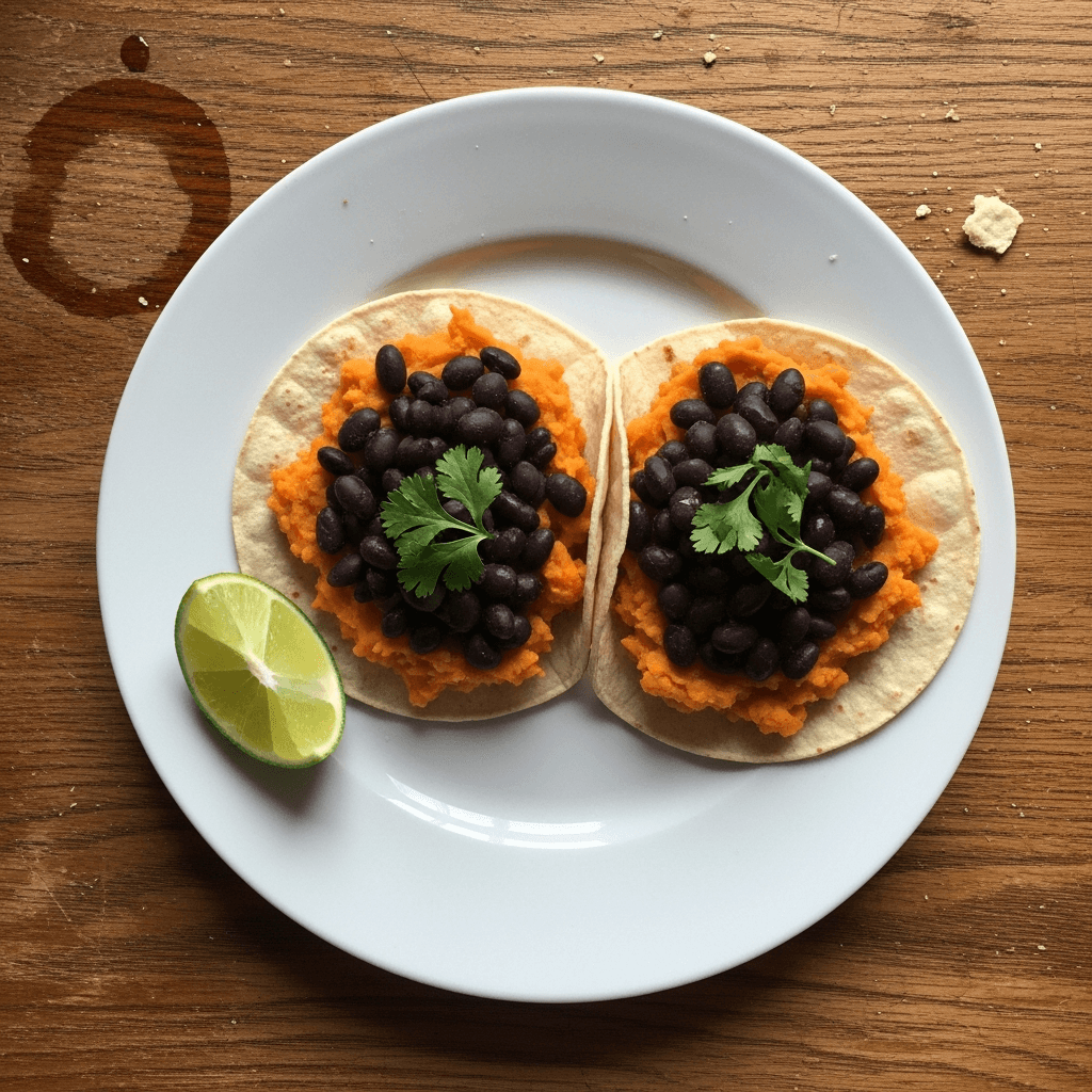Nutrient-Rich Sweet Potato and Black Bean Tacos