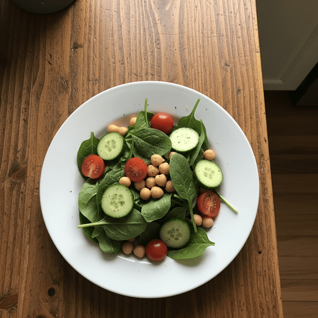 Energizing Spinach and Chickpea Salad