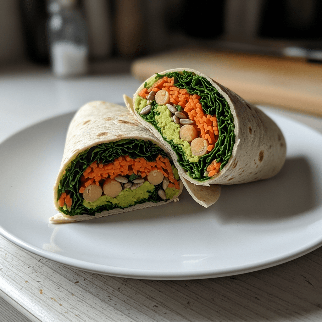 Superfood Chickpea Salad Wrap