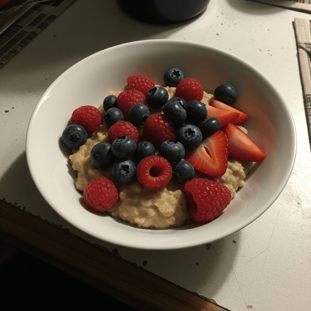 Berry-Boosted Oatmeal Bowl