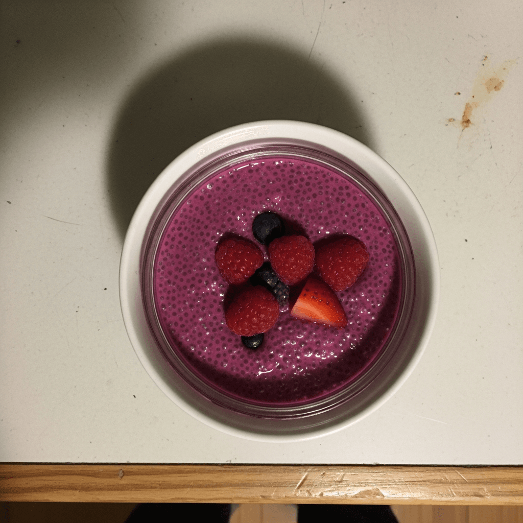 Vibrant Berry Chia Seed Pudding