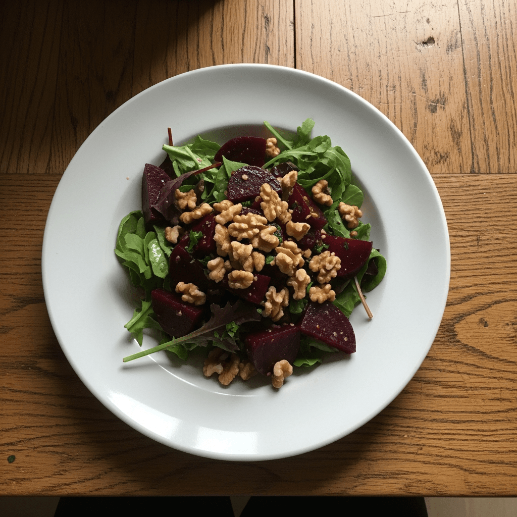 Nourishing Beetroot and Walnut Salad