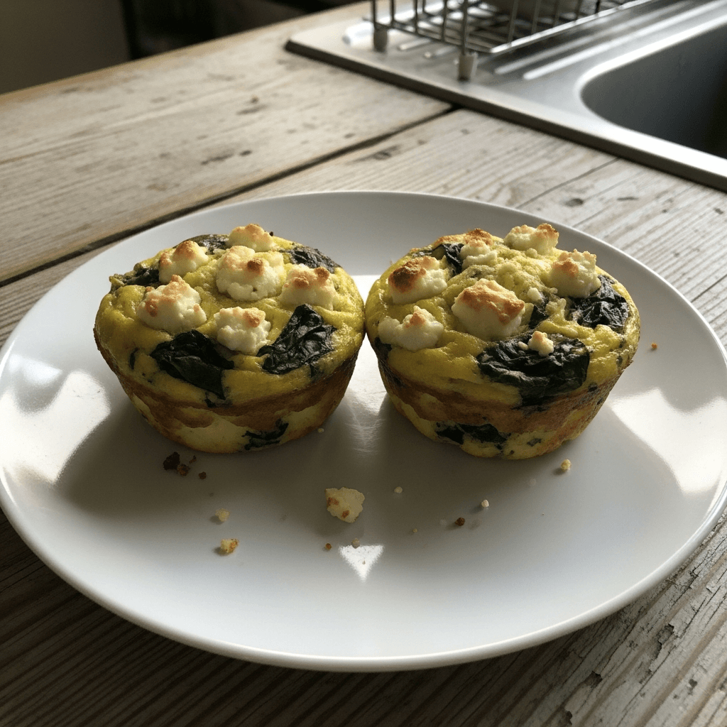 Energizing Spinach and Feta Egg Muffins