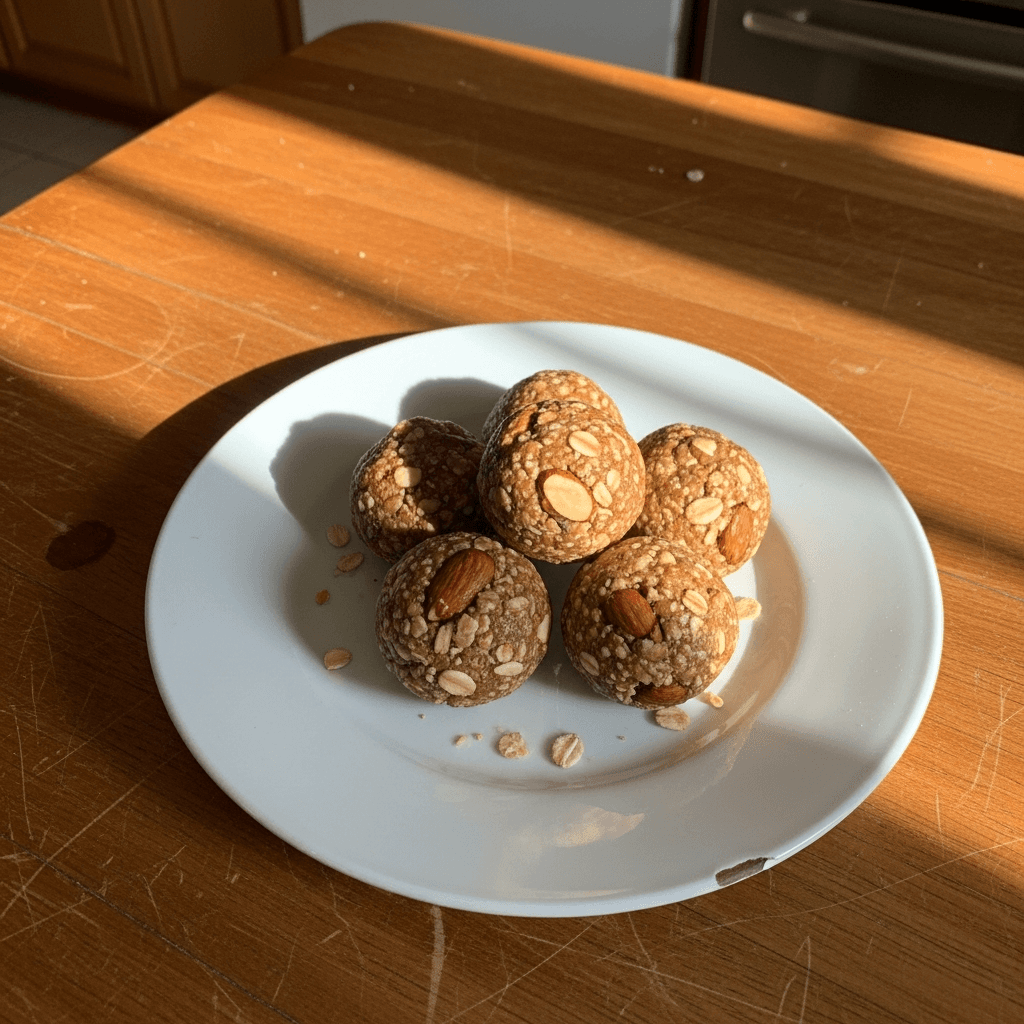 Crunchy Almond Butter Energy Bites